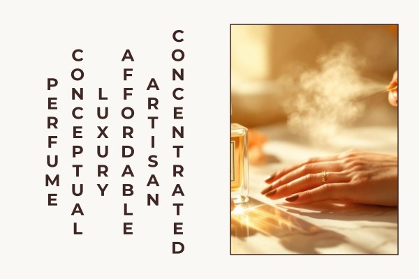 concentrated artisan affordable luxury conceptual perfume