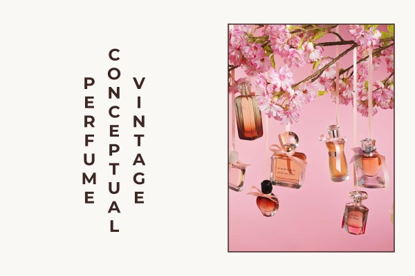 vintage conceptual perfume